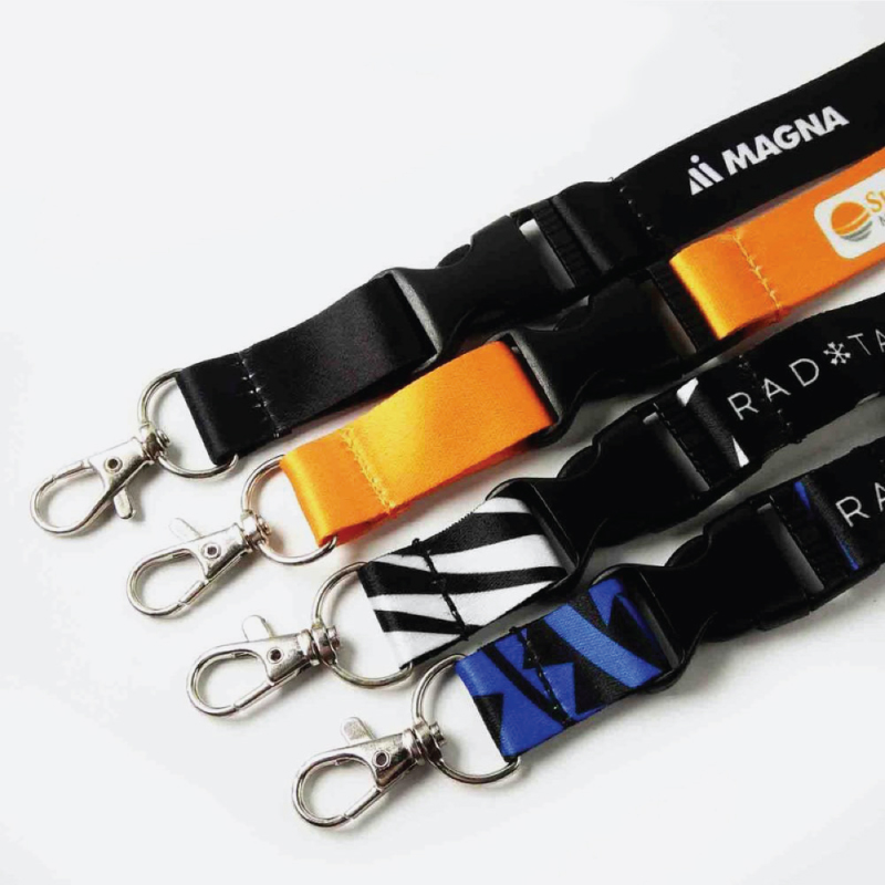 Sublimation Lanyard with Hook and Buckle